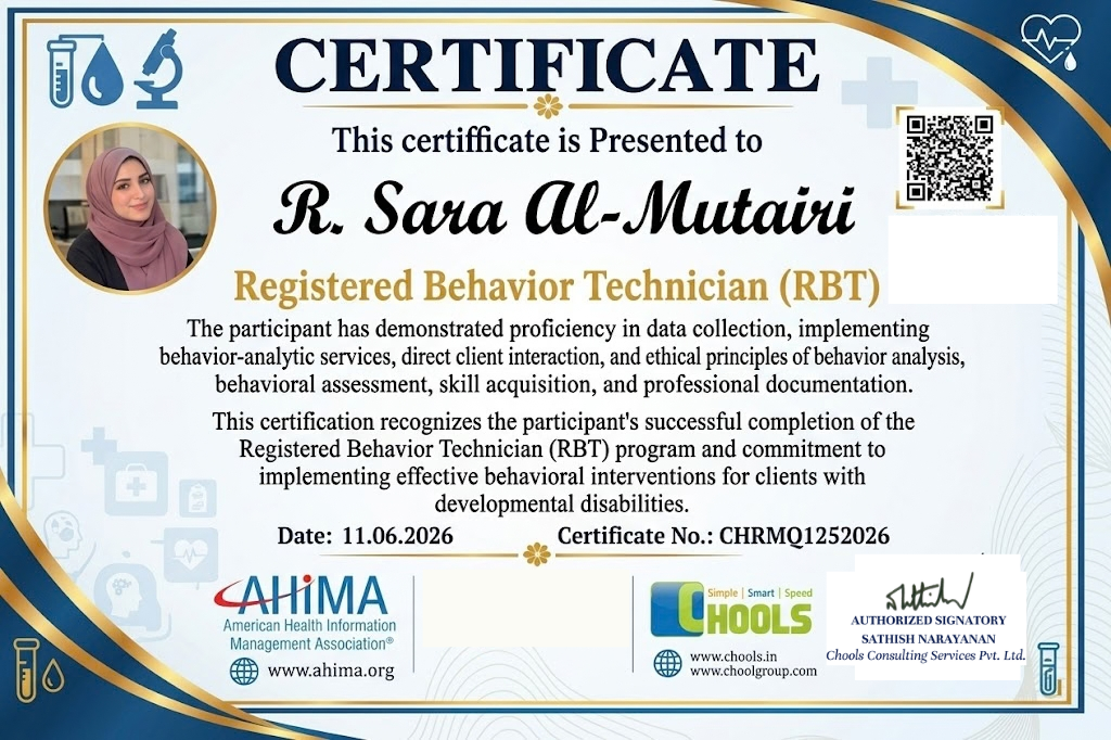 Healthcare and Pharma Program Certificate